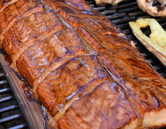 Maple Syrup Glazed Salmon